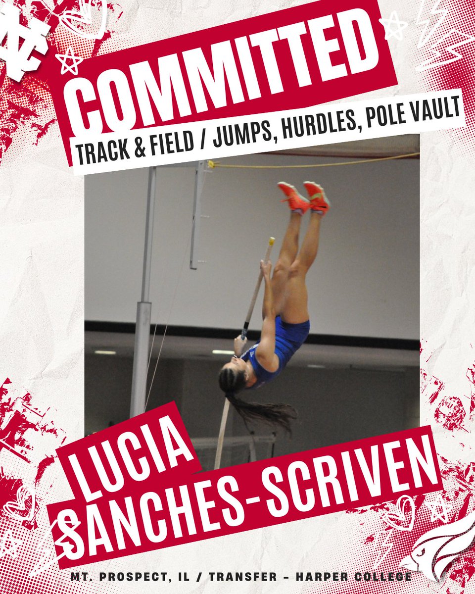We’re excited to announce the addition of Lucia Sanches-Scriven to our Jumps, Hurdles, and Pole Vault squad! Welcome to the Cardinal family! #LetsFly ❤️🤍