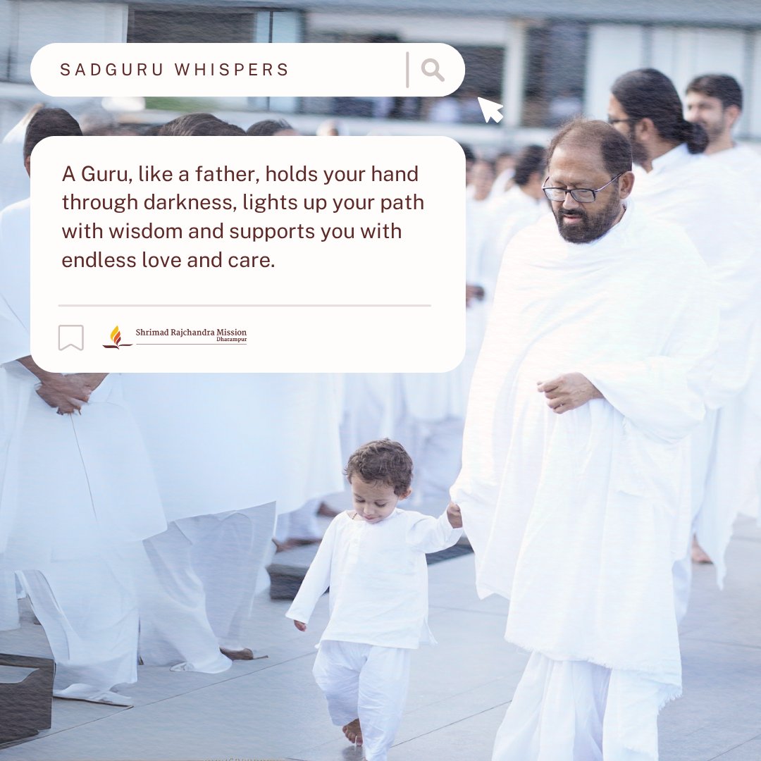 On the Occasion of Father's Day

A Guru, like a father, holds your hand through darkness, lights up your path with wisdom and supports you with endless love and care.

#SadguruWhispers #Quotes #QOTD #Father #Guru #Sadguru #Wisdom #FathersDay #FathersDay2025