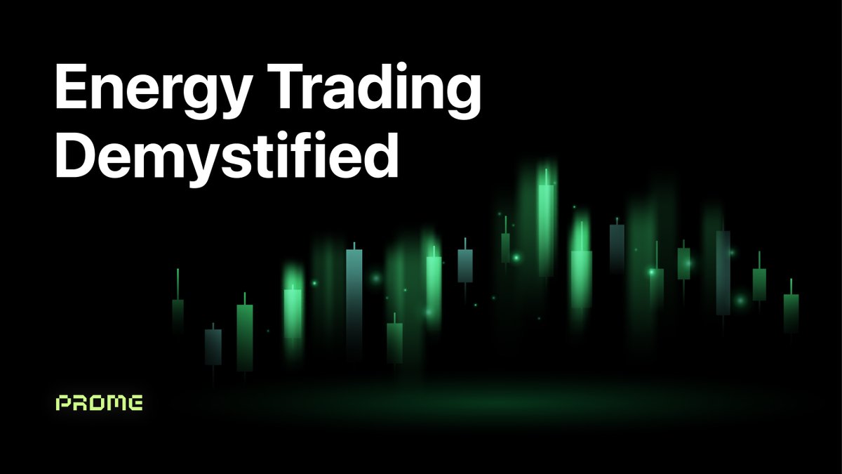 PROME_En's tweet photo. Have you ever thought: how is energy traded?
In fact, it's just like stocks and commodities, with your spot, futures and derivative markets - the only difference: it's tough for individuals to participate in energy trading.
That'll all change with PROME.
#PROME #trading #energy https://t.co/Is7eN4hjFm