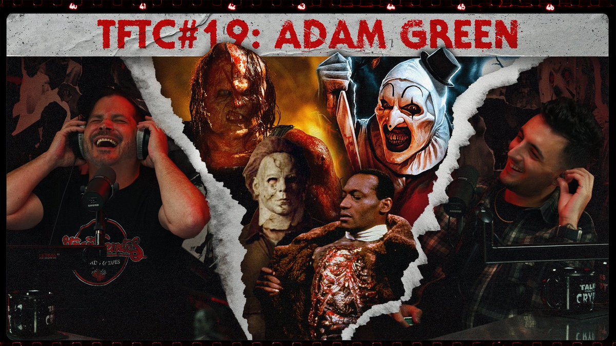 Episode 19 with the incomparable <a href="/Adam_Fn_Green/">Adam Green</a> is out now! One of my favorite conversations yet — 3 hours of gory, hilarious, and unfiltered deliciousness. 🪓

WATCH: youtu.be/vCAj0uiaKT8?si…

-
#talksfromthecrypt #adamgreen #hatchet #victorcrowley #horrorpodcast #filmmaking
