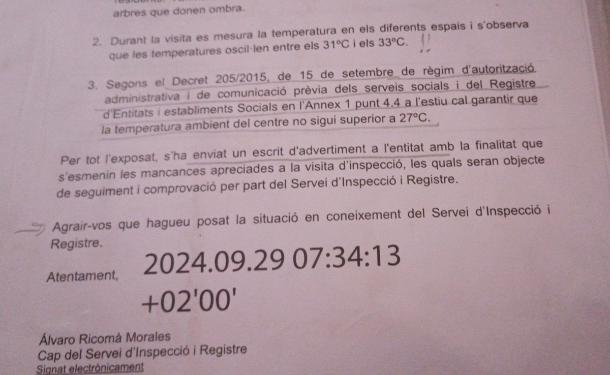 FontovaOlga's tweet photo. Avui onada d calor @salutcat @sindicaturabcn @sindicdegreuges la tribuna amb ventilació d "carrier a carrier" #ElVent 
#AnnadePalau  #AlvaroRicomà 
@dsocialscat Excés de calor provoca morts però tan se val, ocupen plaça privada oi? @raulmoreno @monicambravo #mvillacendan https://t.co/eaxptZZvG5