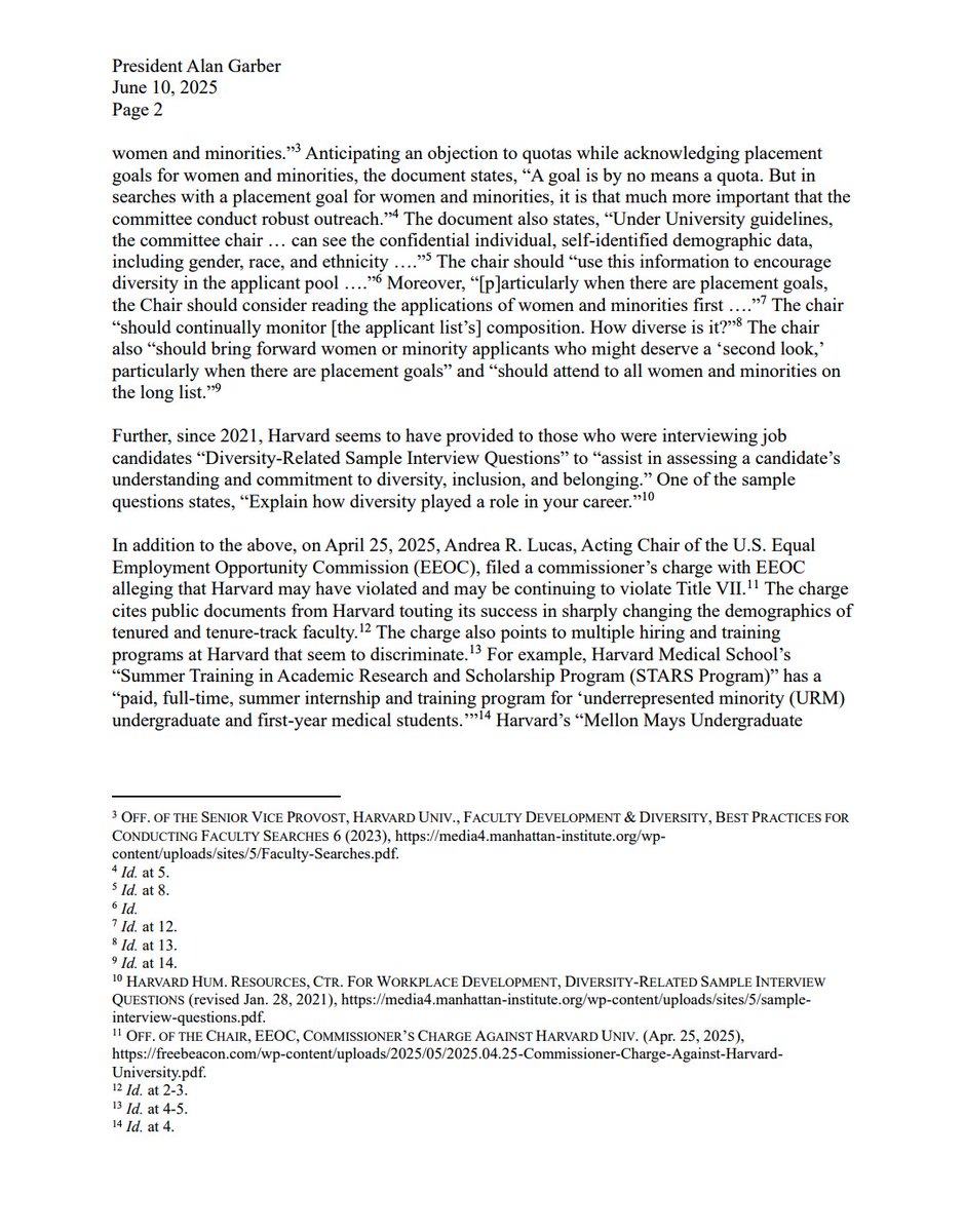 Winning: Following our reporting, the House of Representatives has launched an inquiry into Harvard's racially discriminatory hiring and administrative practices, which violate the Civil Rights Act. This is another angle of attack, which will eventually succeed.