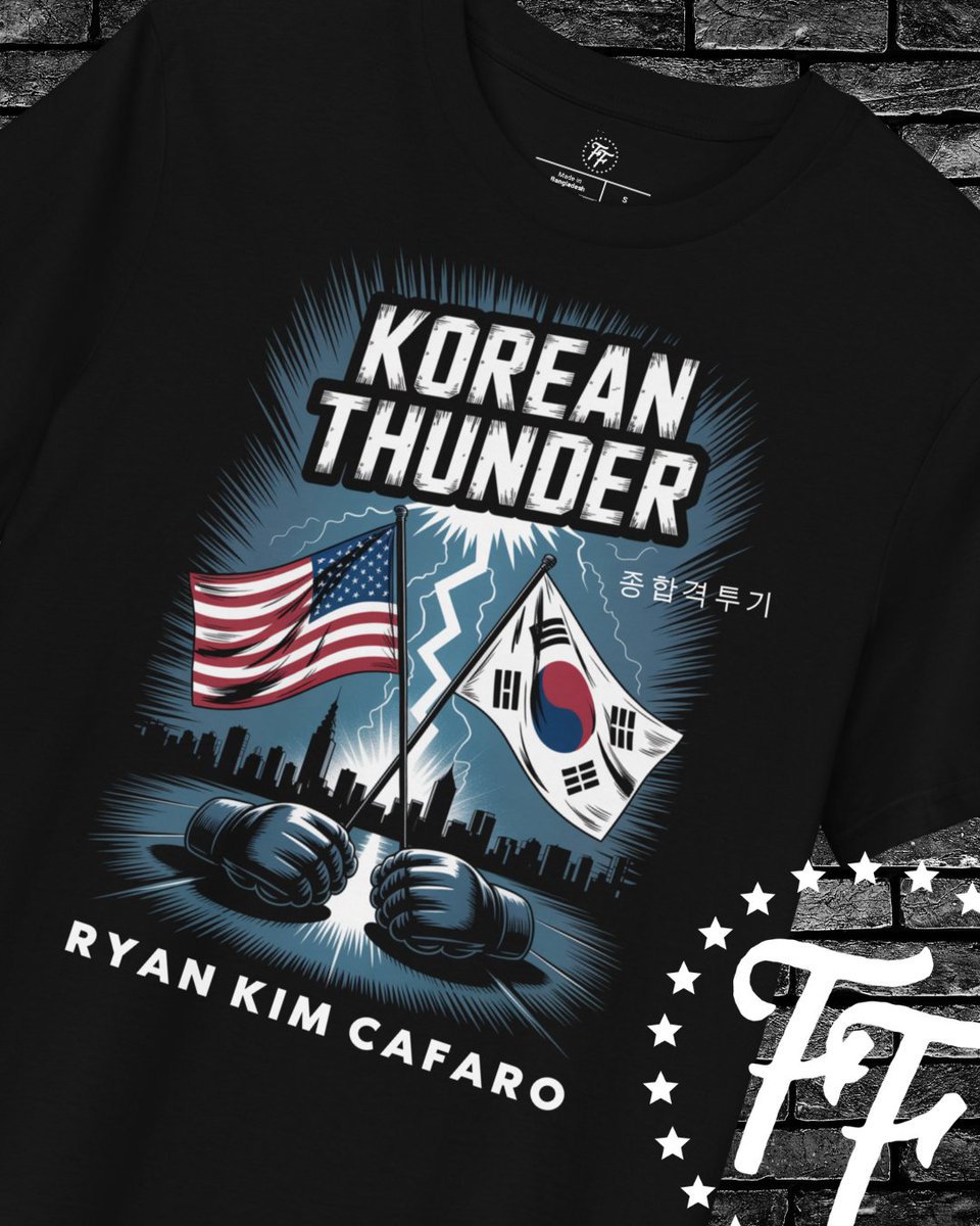 ***NEW COLLECTION DROP***

Ryan "Korean Thunder" Cafaro, a Philadelphia featherweight, weaves a tale of grit and growth in the MMA world. From raw amateur to pro with a 13-6-0 record, he’s battled injuries and top foes, earning knockouts and submissions. A revered coach, yet his