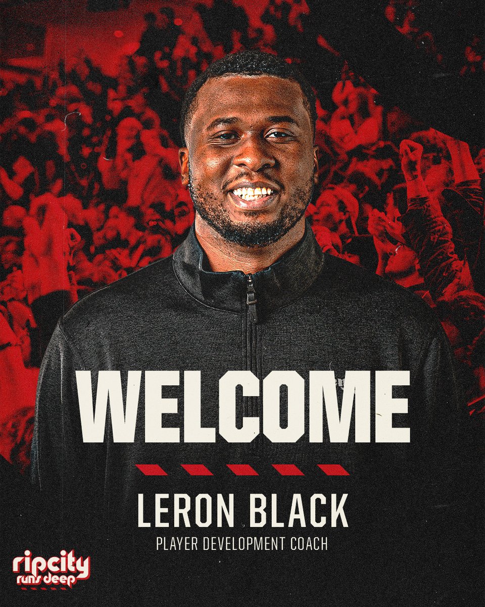 Stacked bench. Strong minds. 

Welcome our new coaches to Rip City 🌹