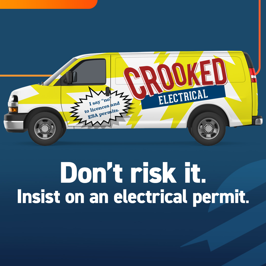 Only Licensed Electrical Contractors can be hired for electrical work. Use our online search tool at FindAContractor.ESAsafe.com to find or verify one. If they aren’t listed, they aren’t licensed!