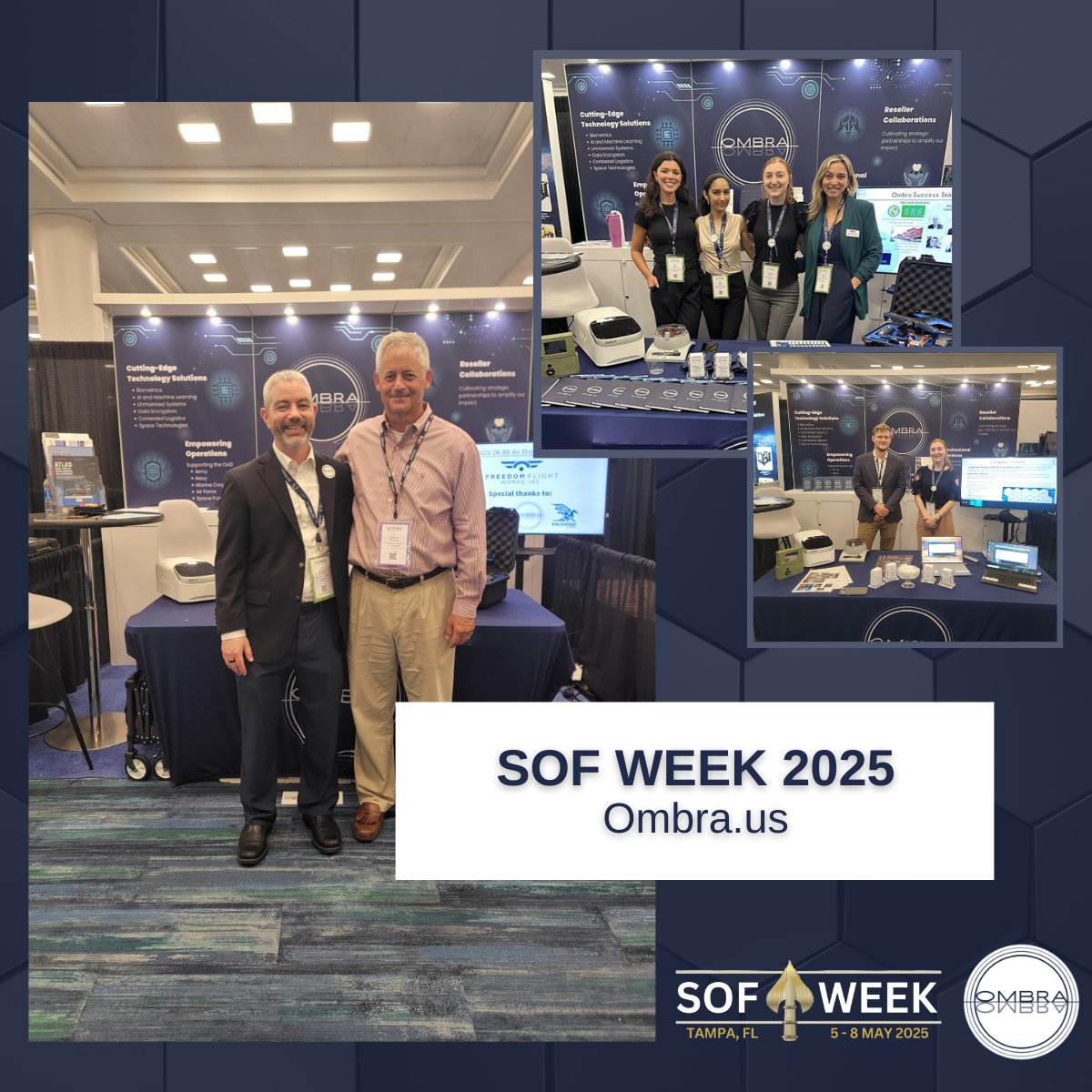 OMBRA_LLC's tweet image. SOF Week 2025 ✔️

Ombra showcased LRPADS, a Freedom Flight Works partnership for long-range precision delivery with scalable payloads, multi-domain launch, and airdrop compatibility.

‼️Missed us? Book a demo to see LRPADS in action: zurl.co/xhOq7 #SOFWeek