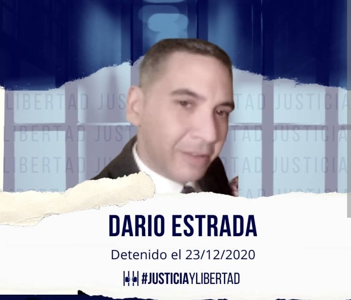#11Jun Hoy Recordamos al #PresosPolíticos Dario Estrada, detenido el 23/12/2020 y condenado a 30 años por el delito de terrorismo. Debemos recordar que el tiene condición de Autismo. Elevamos la voz por el respeto a sus derechos.