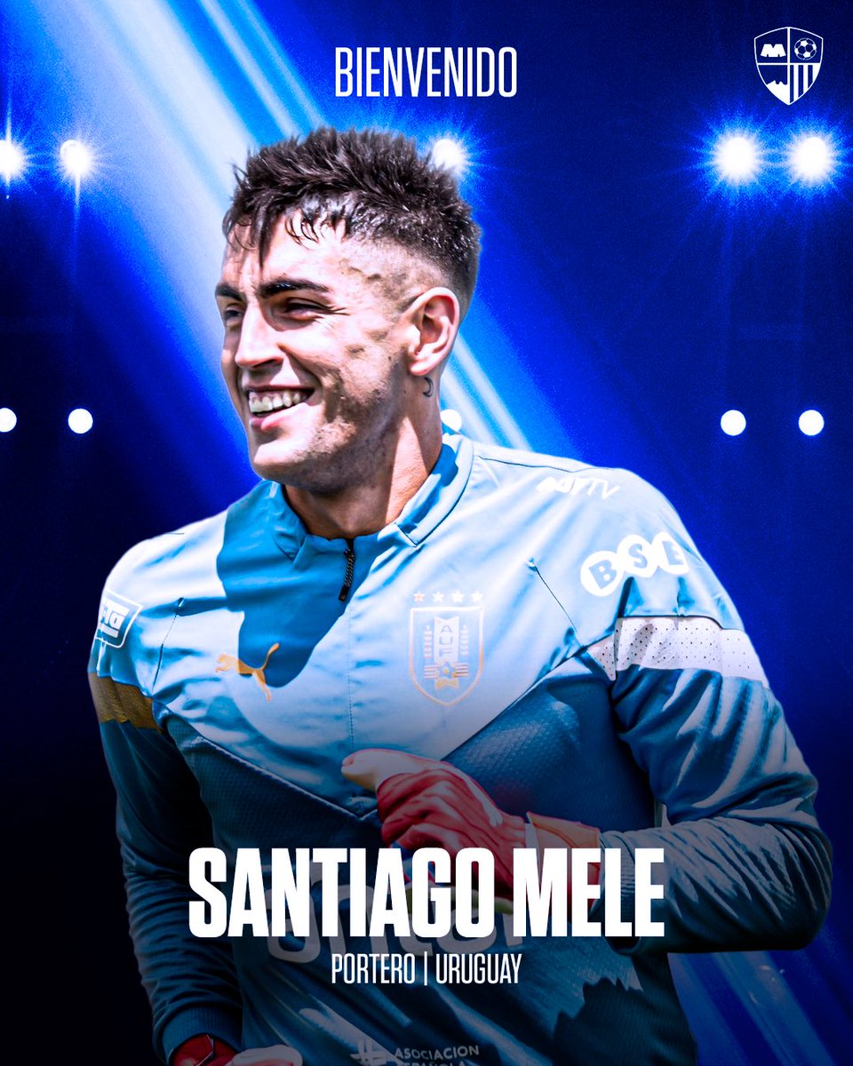 🚨 𝗢𝗙𝗜𝗖𝗜𝗔𝗟: El Club de Fútbol Monterrey anuncia el fichaje de Santiago Mele, portero uruguayo de 27 años de edad. Llega procedente del Junior de Barranquilla. El primer refuerzo para Rayados rumbo al Mundial de Clubes y Apertura 2025. ¡BIENVENIDO, MELE! 🧤🇺🇾