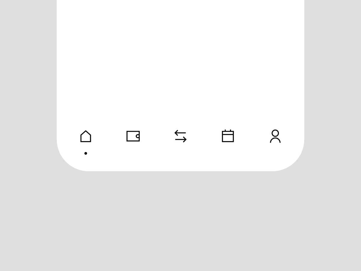 pictomate's tweet photo. Bottom nav using clean, consistent icons.

Get them for free with the Pictomate Figma plugin → https://t.co/isuxQCel4N https://t.co/MGZKHGfDLt