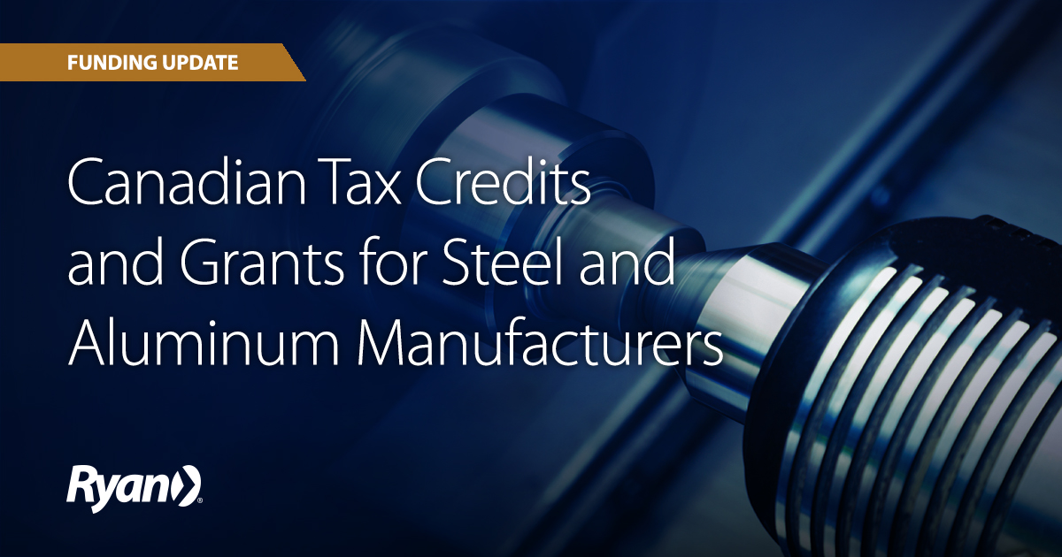 🔧 Canadian steel and aluminum manufacturers: Navigate tariffs and enhance competitiveness with strategic grants and incentives.  

tax.ryan.com/canadian-tax-c…