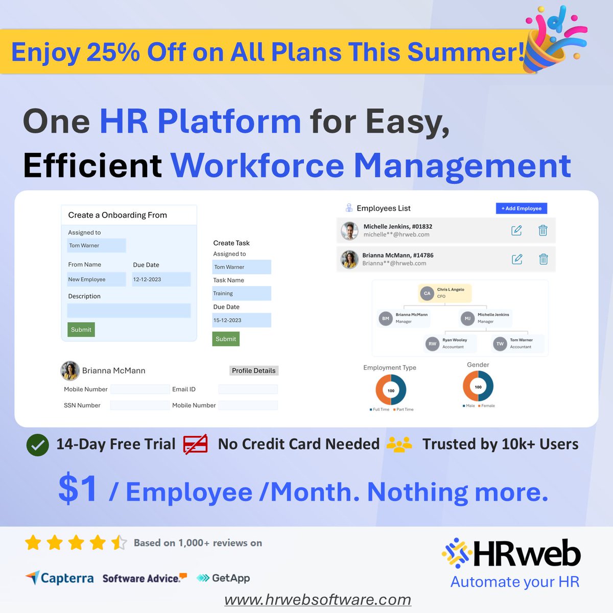 hrwebsoftware's tweet image. ✅ Simplify HR &amp;amp; Workforce Management this summer with HRweb!
🌐 hrwebsoftware.com

#HRSoftware #WorkforceManagement #HRTech #SaaS #HRIS #SmallBusinessHR #StartupGrowth #EmployeeManagement #HRAutomation #SMB #HumanResources #HRsolutions #BusinessGrowth #Productivity #HRweb
