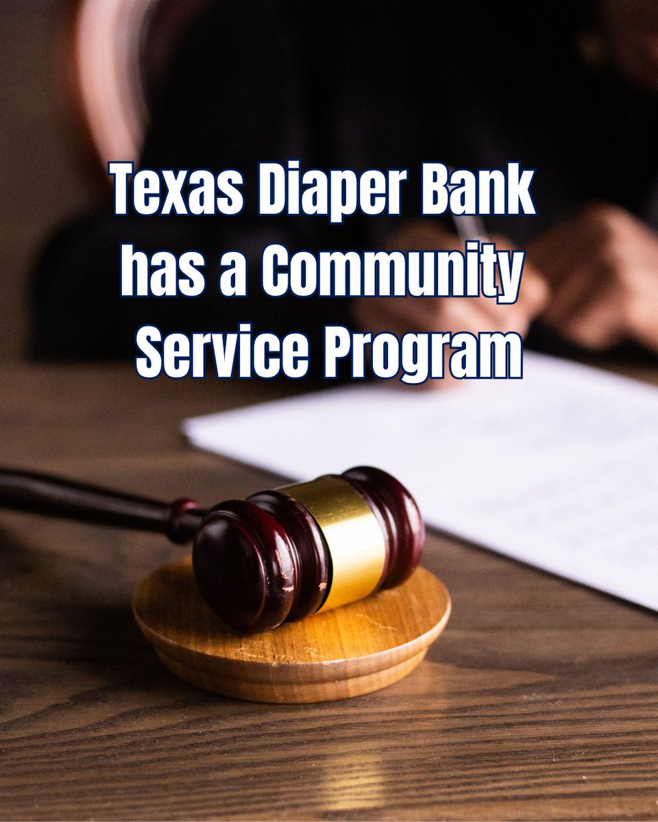 TXDIAPERBANK's tweet image. Need to complete court-ordered community service? Texas Diaper Bank offers flexible options! Interested? Contact our Volunteer Department at (210) 761-7026
#CommunityService #TexasDiaperBank #GiveBack #BexarCounty #SATX