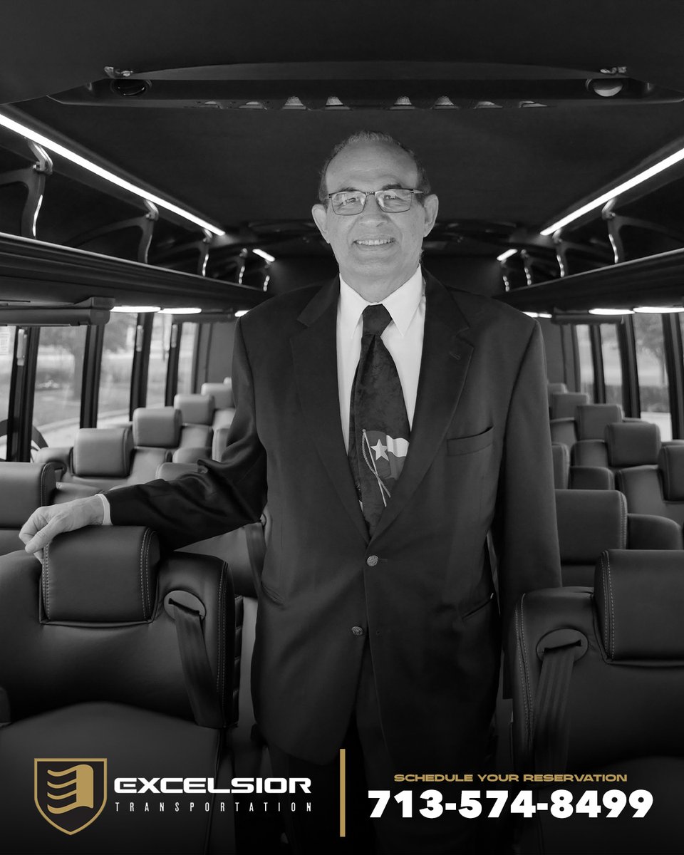 ExcelsiorDriver's tweet image. You want to arrive calm and on time—but rushed, unreliable drivers make that tough.

Excelsior solves that with calm, courteous pros who put your experience first.

Call us at (713) 574-8499 📱 Or visit excelsiorlimo.com 💻