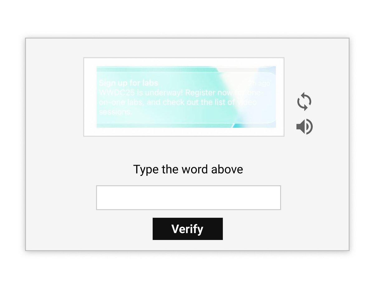 New Captcha just dropped!