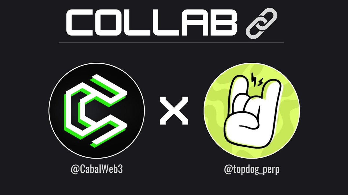 CabalWeb3's tweet image. Happy to announce our collaboration with @topdog_perp 

TopDog is a Multiplayer real-time Social Trading App, powered by Hyperliquid.

A raffle is coming in our discord server.