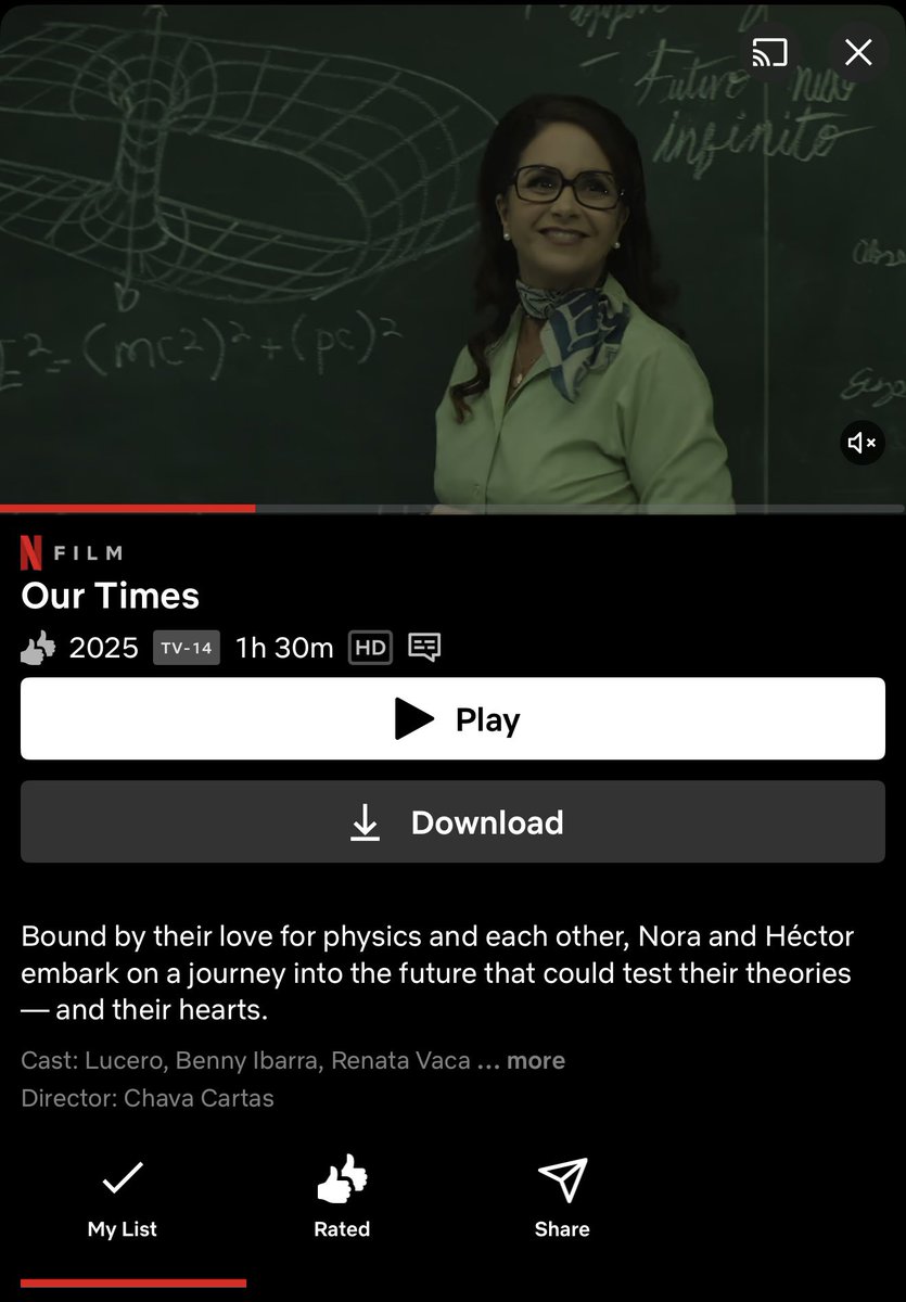 Amé cada segundo de esta película <a href="/LuceroMexico/">Lucero</a> estuviste maravillosa, más que siempre ✨🤍 
#NuestrosTiempos