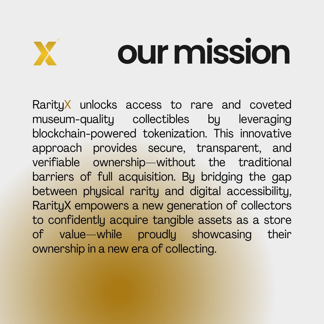 We only want one thing - to bridge the gap between "collecting" and the digital world without compromising security and transparency. With the help of blockchain technology - ownership verifiability and accessibility collecting is most powerful than ever. This is the new era of