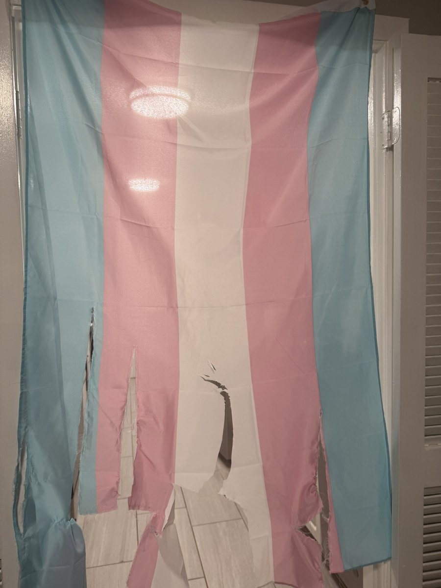 Torn but still standing ❤️🏳️‍⚧️