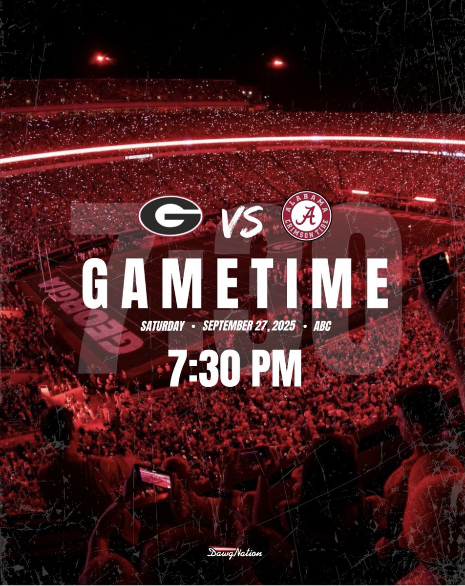 Sanford Stadium will be rocking.