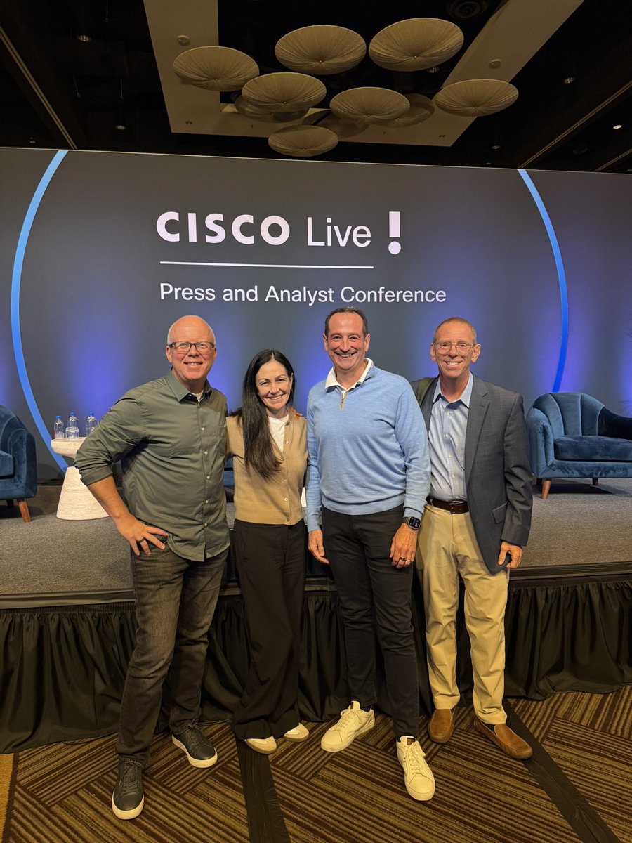 Patrick Moorhead (@patrickmoorhead) on Twitter photo And that’s a wrap for <a href="/CiscoLive/">CiscoLive</a>. I appreciate all work our hosts did. These events are hard. Be on the lookout for deep dives from <a href="/WillTownTech/">Will Townsend</a>, <a href="/MattKimball_MIS/">Matthew Kimball</a>, and <a href="/MelodyBrue/">Melody Brue</a>. I will likely pen something as well. Off to the next event in San Jose that starts today. And that’s a wrap for <a href="/CiscoLive/">CiscoLive</a>. I appreciate all work our hosts did. These events are hard. Be on the lookout for deep dives from <a href="/WillTownTech/">Will Townsend</a>, <a href="/MattKimball_MIS/">Matthew Kimball</a>, and <a href="/MelodyBrue/">Melody Brue</a>. I will likely pen something as well. Off to the next event in San Jose that starts today.
