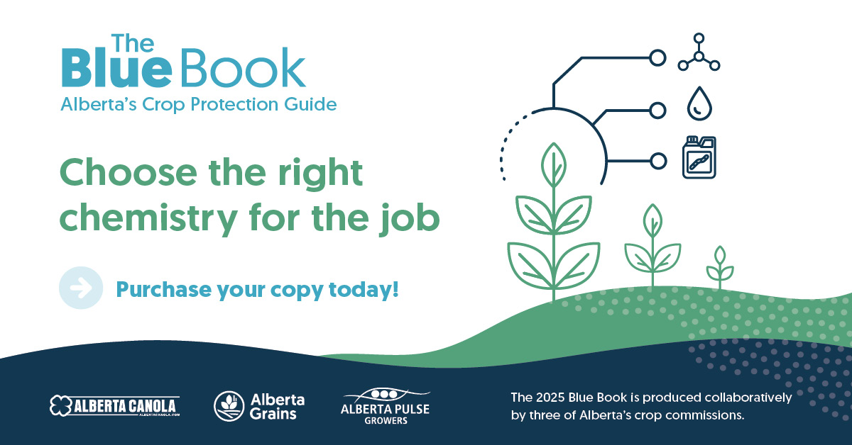 Have questions about the crop protection products you are applying? 
With over 700 pages of valuable crop protection information, spraying guidelines and farm safety information, the #BlueBook is your go to resource.
Order your copy today at albertabluebook.com.
#westcdnag