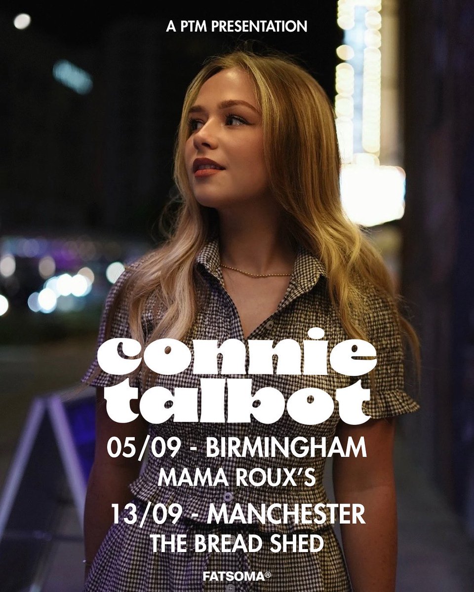 I’m going on tour again this year!! So excited to announce the first two dates for pre-sale. General sales on Friday, and more dates to follow 🤍 tickets linked below🥹
linktr.ee/ConnieTour?utm…