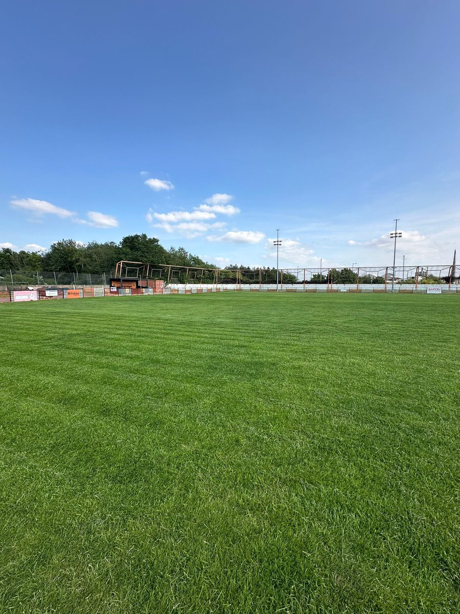 Plenty of hard work has gone into prepping the pitch for the coming season. The start of June and it’s already paying off. 
Lessons learnt from previous years and just look at it 🤩🧡

<a href="/MidlandLeague/">Capelli Sport Midland Football League</a>