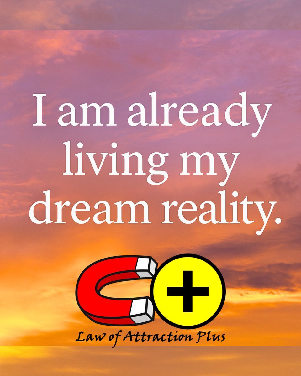 LawAttractionPl's tweet photo. โจ "I am already living my dream reality." โจ
Let this be your new normal. Your dream life is here โ step into it.
#LAP #LOA #LawOfAttraction #DreamLifeNow #ManifestationMagic #QuantumReality #VibrationalAlignment #GratitudeMindset #DreamBig #AbundanceIsNow #LiveYourVision https://t.co/puhboSZLu7