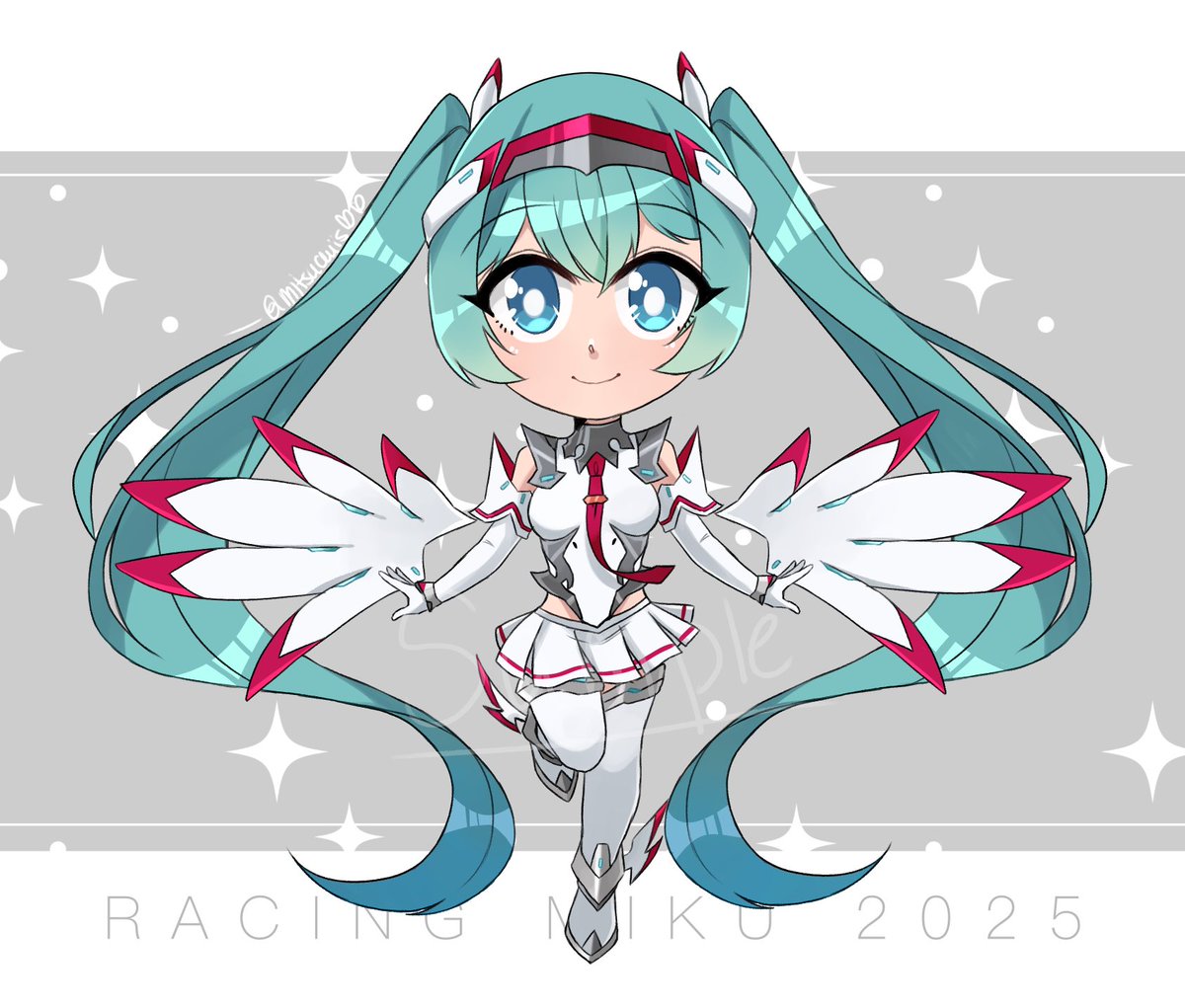 Saito’s newest Racing Miku design is absolutely lovely 😭✨