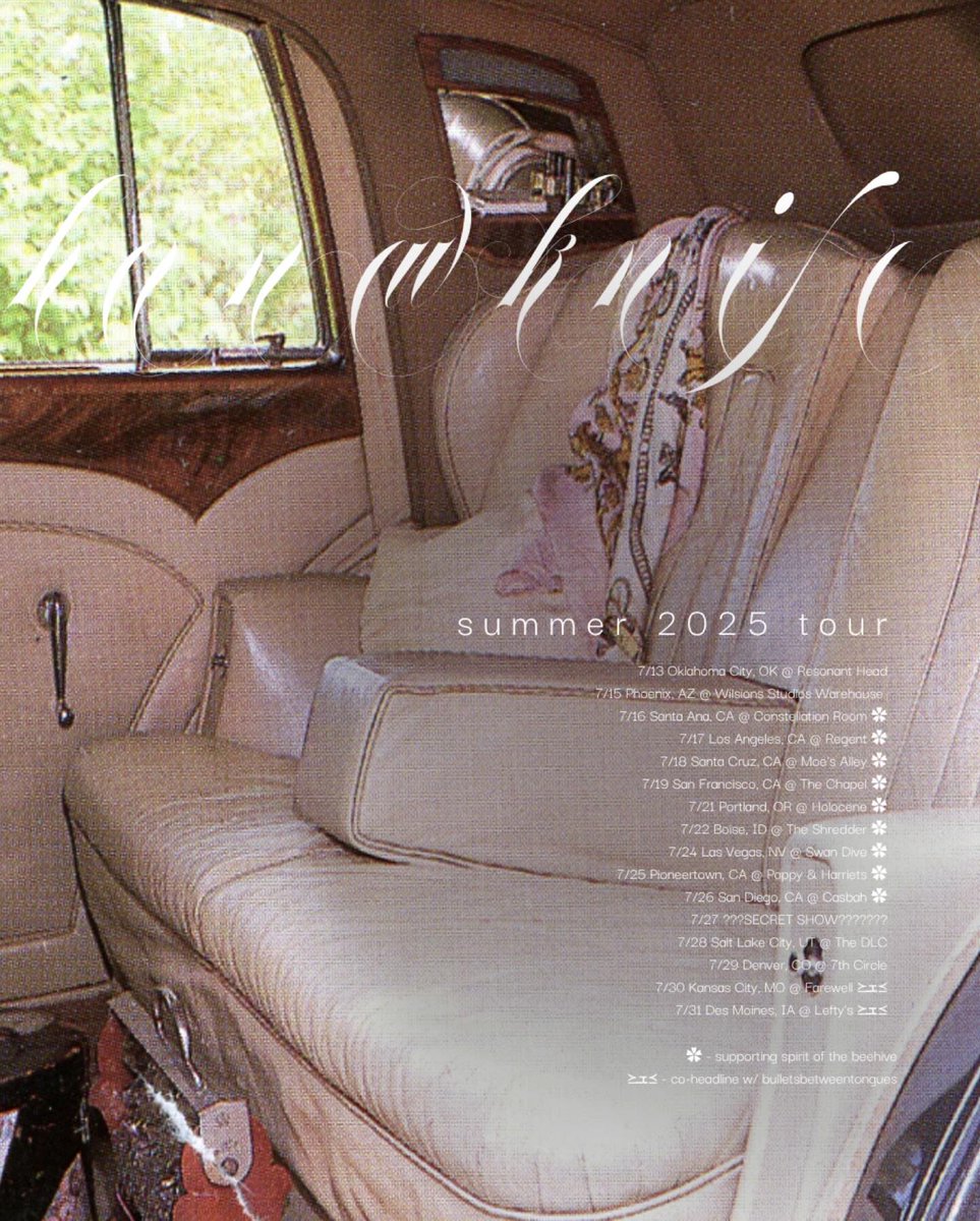 summer tour . all tickets here : linktr.ee/hernewknife?ut…