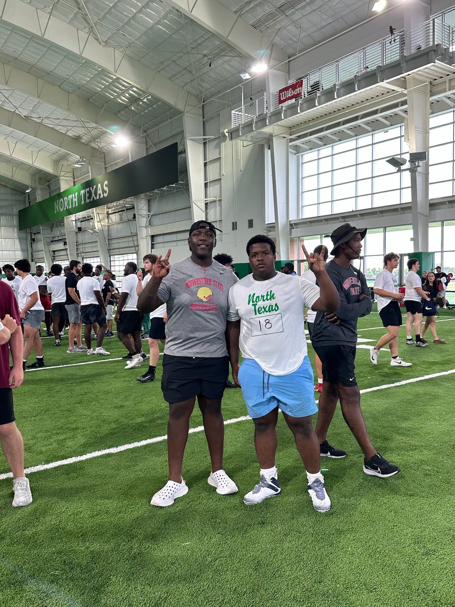 Khaliljohnsonn's tweet image. Had a great time at UNT went 3/4 and learned a lot from the coaches! @Coach_Crill @CoachTankOL @RHS_CoachShead @RALeo1974 @RHSWolfpackFB