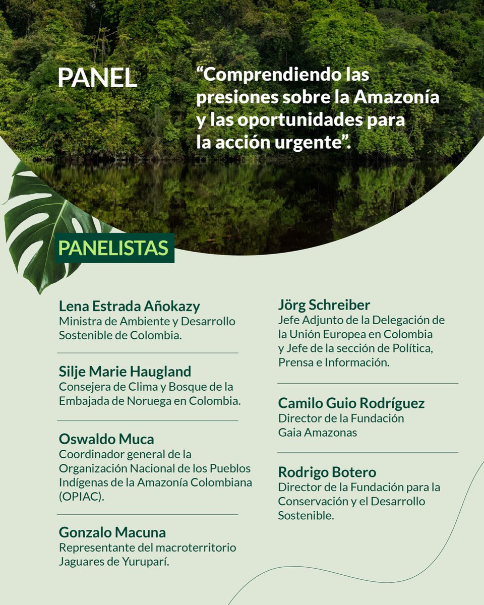 El foro político “Congresistas por la vida de la Amazonía” es un espacio de diálogo clave para comprender a profundidad la realidad de la Amazonía y la manera en que cada sector de la sociedad puede contribuir a la protección de este bioma estratégico para la humanidad. 
Conoce