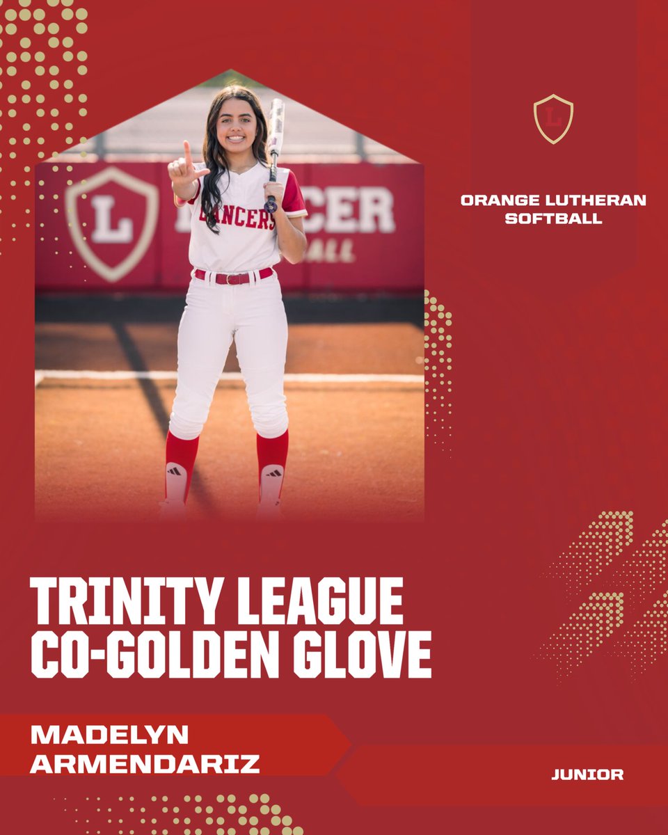 Congrats to Madelyn Armendariz for being named the Trinity League Co-Golden Glove! #OLuOn2