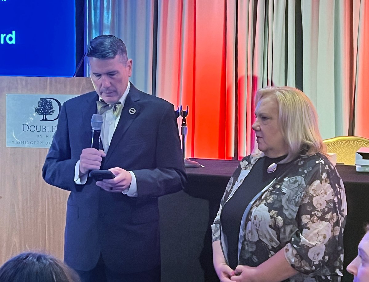 Congratulations to Acting Deputy Commissioner of Programs Patricia Lincourt on receiving national recognition yesterday! Pat is the recipient of a State Service Award from the National Association of State Alcohol and Drug Agency Directors for her commitment to excellence. 🎉