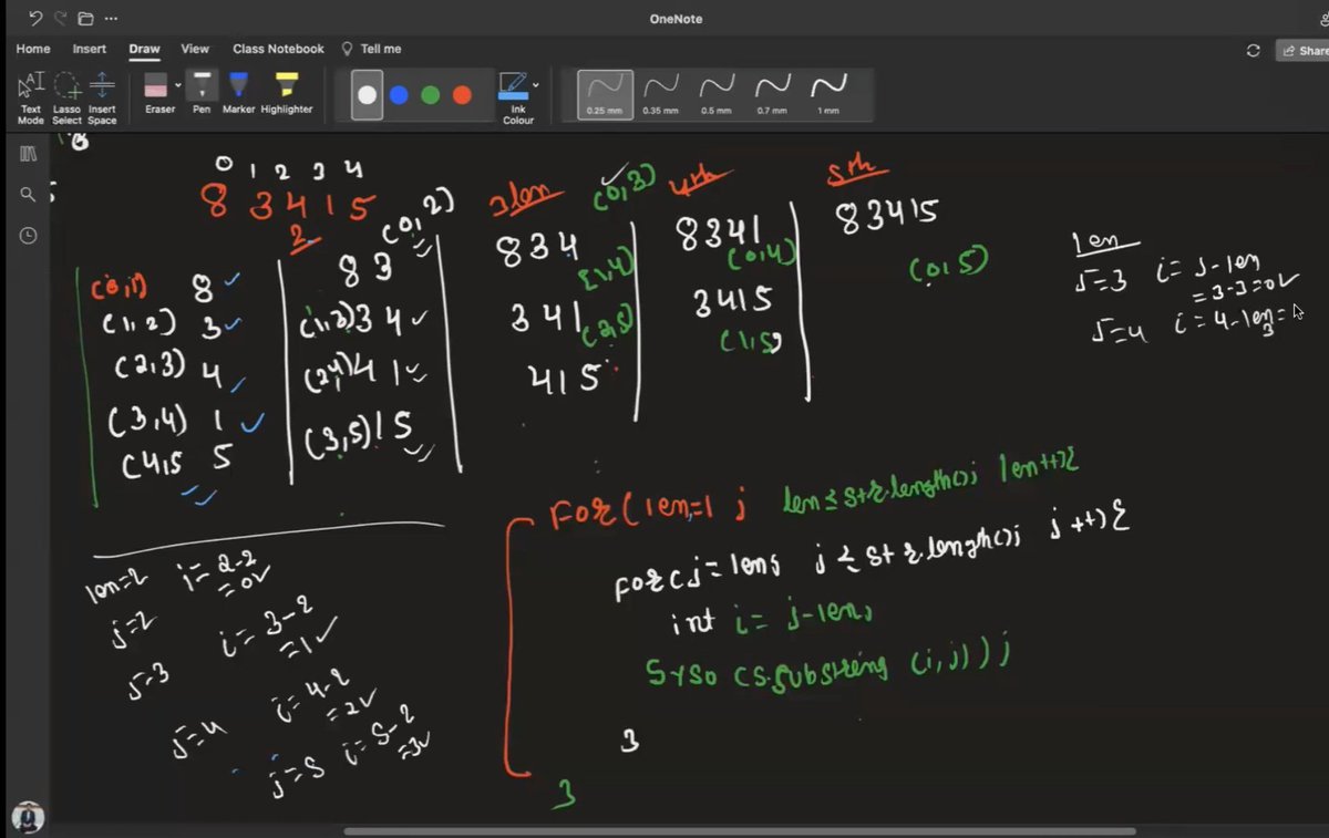 ashim_03sep's tweet image. 📅 Day 13/30 – Java + DSA
🗓️ June 11
🔍 Substring Practice Day:
→ All possible substrings (O(n²))
→ Printed length-wise substrings
🔖 #Day13 #JavaWithDSA #DSAJourney #30DaysOfCode