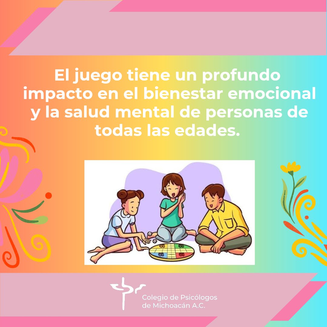 #DíaInternacionalDelJuego

#ColegioDePsicólogosDeMichoacán #CPM #Michoacán #Psicología #SaludMental #BienestarEmocional #Juego #Creatividad