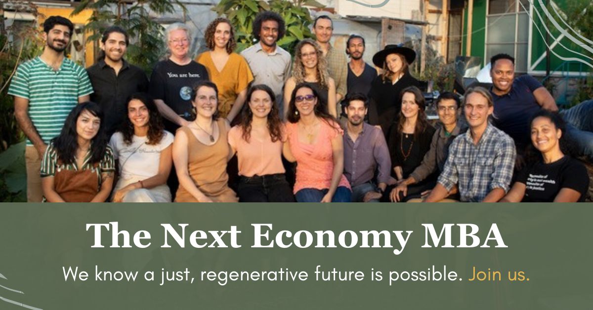 What would it look like to design a world that works for all life—for people and our home planet? 🌍

The #NextEconomyMBA offers a radical rethinking of business education—grounded in systems thinking, ecological literacy &amp; justice.

Join a free intro ➡️ go.lifteconomy.com/nextmba