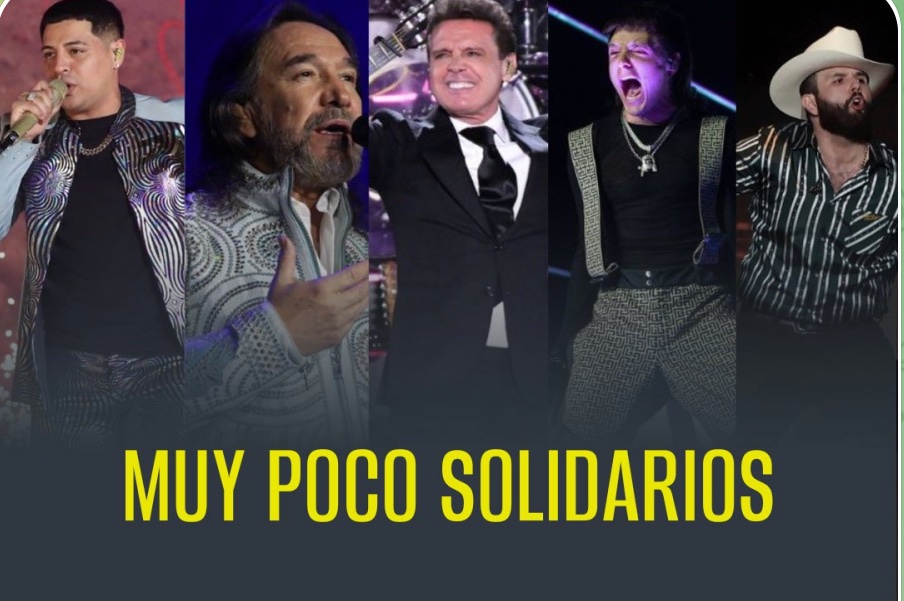 Muy poco solidarios ¬ Artistas y futbolistas hacen millones con paisanos en EU, y se esconden ante abusos 

sinembargo.mx/4662497/artist…