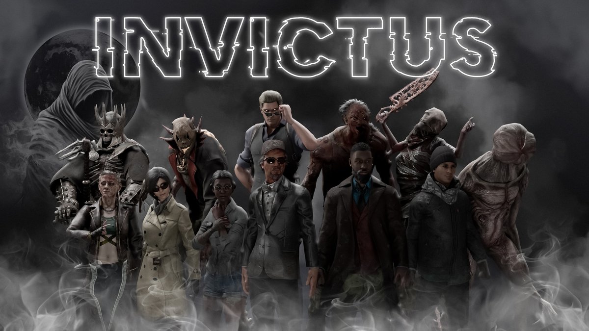 Honored to collaborate once again with Pedro <a href="/1P1ckl3/">Pedro</a>  to design the new banner for Team Invictus.

Grateful for the trust and continued support!

#DeadByDaylight #DBD #Art