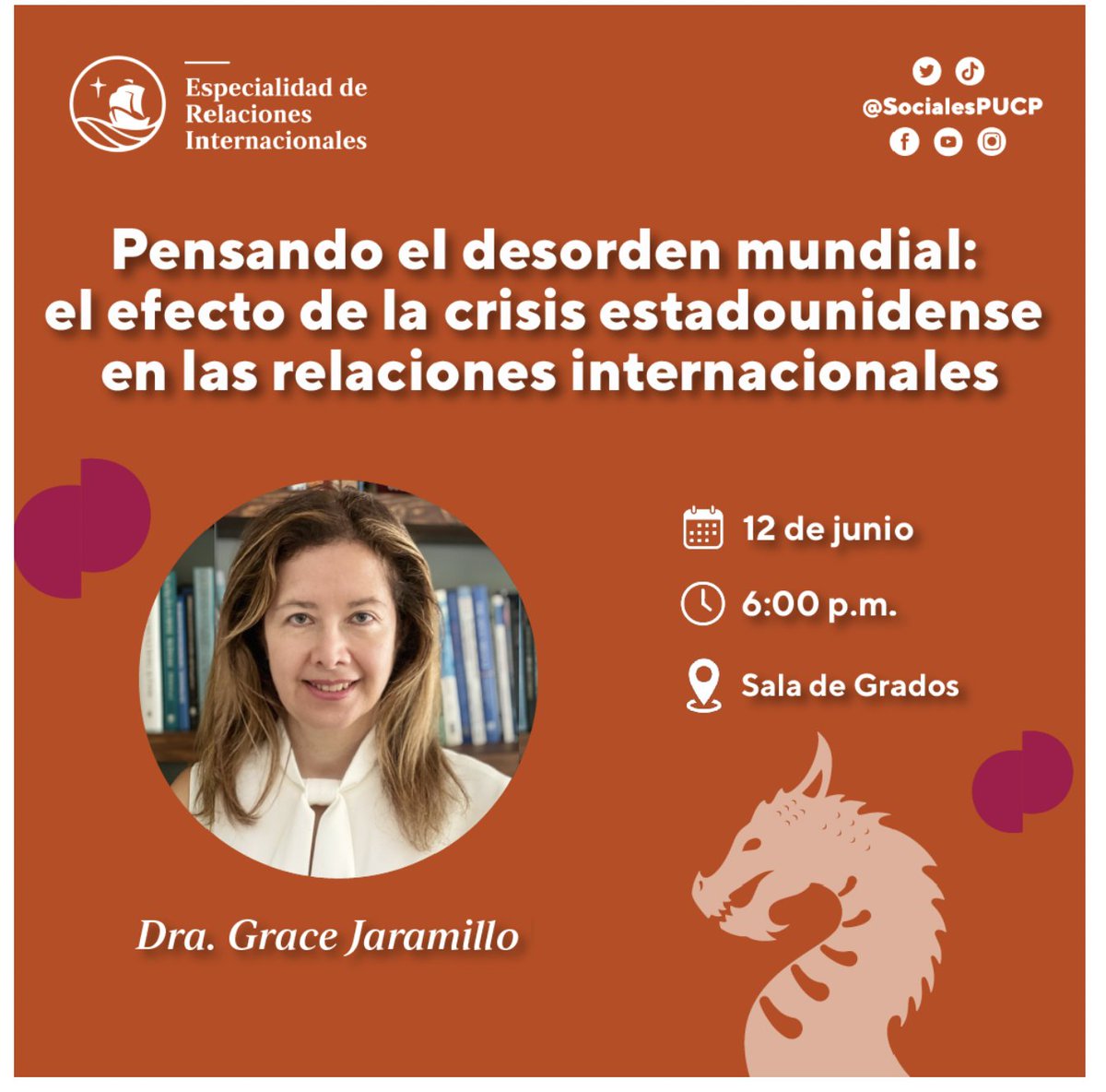 Mañana en la Facultad de Ciencias Sociales de la <a href="/pucp/">PUCP</a> en Lima