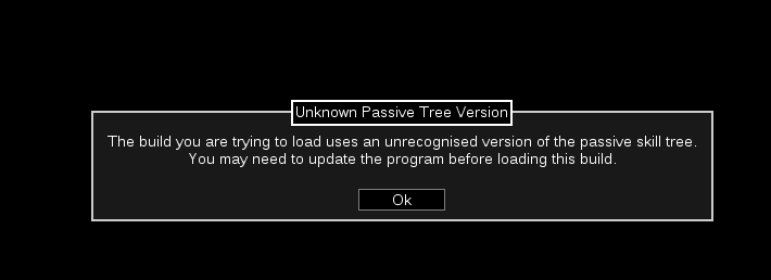 Crigge94's tweet photo. @Avalanchea_ i get this when i try to import your pob and have updated my client, is anyone else having this problem? https://t.co/cPnaDR9Rsx