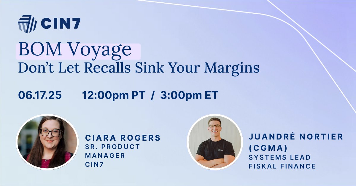 Recalls aren't just an ops problem, they're a profit problem. Join us and Fiskal for a free webinar on June 17 at 3 PM ET to learn how to protect your margins. Register now: hubs.li/Q03rKkkD0