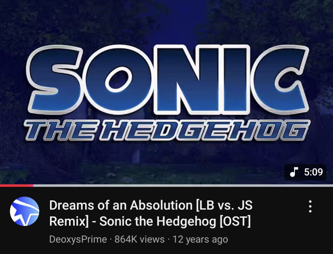 What's your favorite video game song of all time?  I'll start —