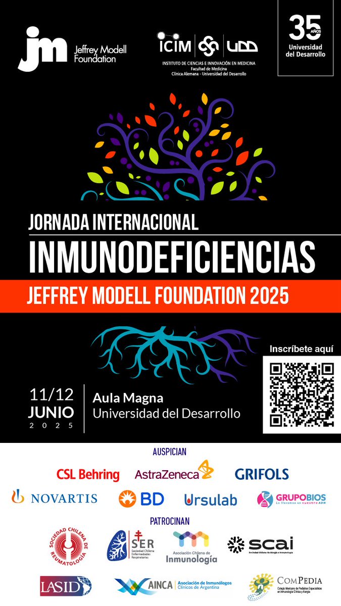 Cecilia Poli (@cecipolih) on Twitter photo First day of our JMF symposium of immunodeficiencies! Fantastic talks from <a href="/BogunovicLab/">BogunovicLab</a> <a href="/HsiehElena/">Elena Hsieh</a> Ivan Chinn, Vero Contardo y Matias Oleastro!@UDD_FM <a href="/Clinicaalemana/">Clínica Alemana</a> <a href="/Info4PI/">Jeffrey Modell Foundation (JMF)</a> still time to join online! <a href="/LASIDimmuno/">LASID</a> First day of our JMF symposium of immunodeficiencies! Fantastic talks from <a href="/BogunovicLab/">BogunovicLab</a> <a href="/HsiehElena/">Elena Hsieh</a> Ivan Chinn, Vero Contardo y Matias Oleastro!@UDD_FM <a href="/Clinicaalemana/">Clínica Alemana</a> <a href="/Info4PI/">Jeffrey Modell Foundation (JMF)</a> still time to join online! <a href="/LASIDimmuno/">LASID</a>