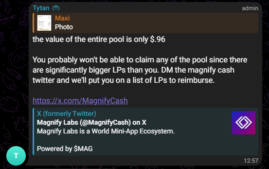 R3ALM4X's tweet photo. @MagnifyCash I got tired of contacting tech support, and they didn't care. They told me to send a private message on X, and they don't have that option enabled. I'm furious. I've been trying to withdraw my money from their supposedly legitimate "investment" app for a week. https://t.co/ZXu3wBDbpp