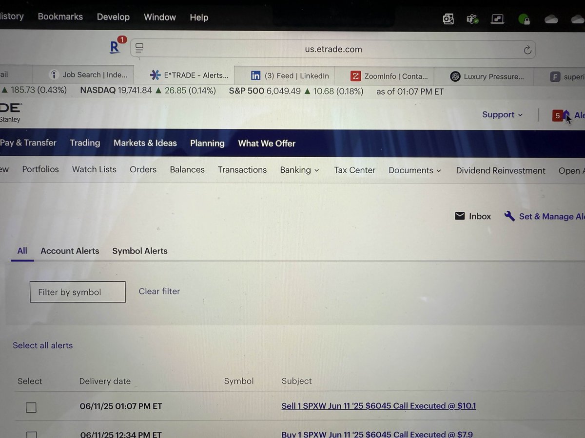 Today was a good day with the gang <a href="/Prodinvestors/">Prodigy Investors</a> <a href="/the_radinator/">Radinator</a> <a href="/Carlitos_Trades/">Carlitos_Trades</a> <a href="/GarrettWil73338/">GarrettInTheGreen</a> <a href="/Lirqin/">Lirqs</a> <a href="/LarryJr0702/">Larry Jr</a> …..and maybe just maybe I’m still holding something for MOC  or maybe I’m just done lol $QQQ $SPX $SPY