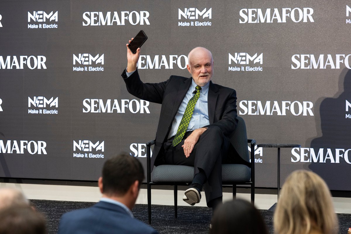 We were proud to partner with @Semafor to host a timely conversation on grid reliability, resilience, and readiness for what’s next. Thank you to our speakers, including <a href="/ChristieFERC/">Mark C. Christie</a>, <a href="/FERC/">@FERC</a> Chairman, Aamir Paul, President of <a href="/SchneiderNA/">SchneiderElectric NA</a>, <a href="/RepAuchincloss/">Rep. Jake Auchincloss 🟧</a> (D-MA), Member of