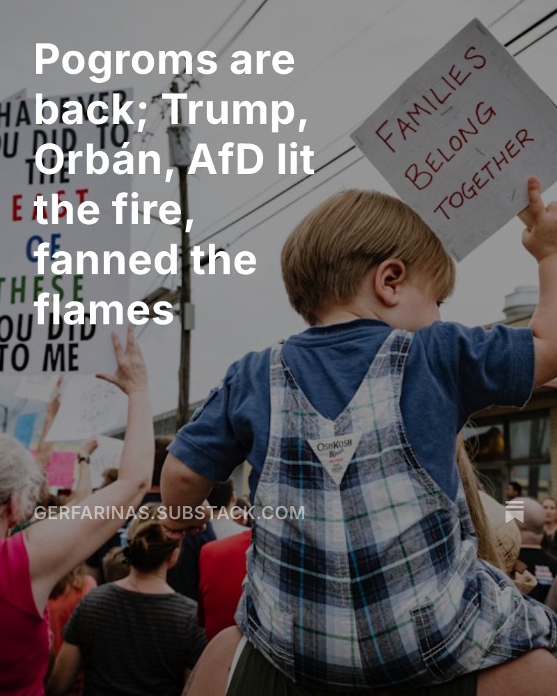 lgbtchi's tweet image. If you don’t know what a #pogrom is, look it up. It was supposed to have stopped in the last century

#northernireland #immigrants #romanian

Read on Substack: open.substack.com/pub/gerfarinas…