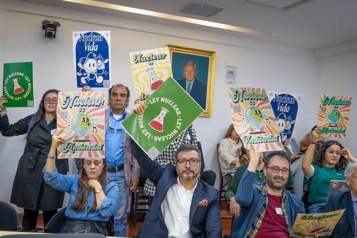David Racero (@davidracero) on Twitter photo Colombia tendrá una Ley Nuclear que permita acceder a los beneficios de las técnicas nucleares cumpliendo los estándares internacionales.
Hoy avanzamos con la aprobación de forma unánime del Primer Debate en la <a href="/CamaraColombia/">Cámara de Representantes de Colombia</a> que le brindará al país una legislación nuclear Colombia tendrá una Ley Nuclear que permita acceder a los beneficios de las técnicas nucleares cumpliendo los estándares internacionales.
Hoy avanzamos con la aprobación de forma unánime del Primer Debate en la <a href="/CamaraColombia/">Cámara de Representantes de Colombia</a> que le brindará al país una legislación nuclear