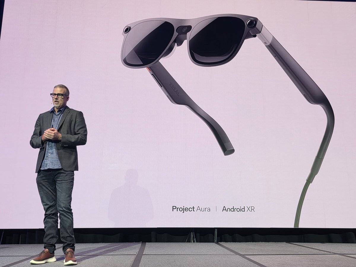 Anshel Sag (@anshelsag) on Twitter photo .<a href="/Google/">Google</a>'s Sr. Dir. of Ecosystem Strategy and Technology <a href="/HugoSwart_G/">Hugo Swart</a> is on stage at #AWE2025 to talk #AndroidXR and the ecosystem development that's necessary. .<a href="/Google/">Google</a>'s Sr. Dir. of Ecosystem Strategy and Technology <a href="/HugoSwart_G/">Hugo Swart</a> is on stage at #AWE2025 to talk #AndroidXR and the ecosystem development that's necessary.